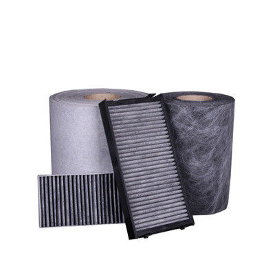 Tissu non tissé en fibre de carbone activée laminé pour le système de filtration de l'air