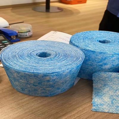 Matériau de filtrage de protection Tissu non tissé soufflé par fusion avec motif teint