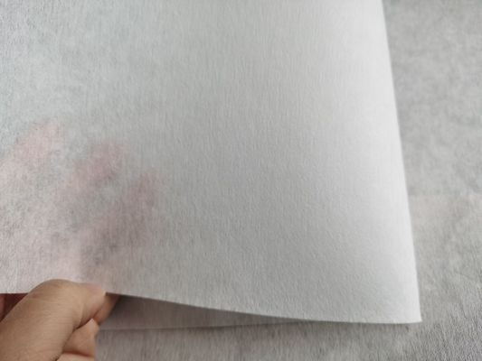 Matériaux de couture Tissu interlining non tissé de polyester fusible avec revêtement LDPE