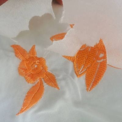 Polyester/coton bordure de soutien entrelacement avec fonctionnalité facile à déchirer