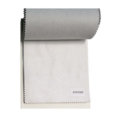 7 jours Temps de livraison de l'ordre de l'échantillon Supporté Gaoxin Lien chimique Non tissé Fusible Interlining 100% polyester