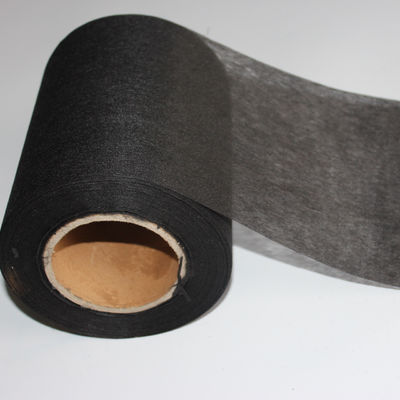 Tissu non tissé thermiquement lié Polyester Tissu au carbone actif pour GAOXIN Noir