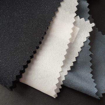 Collage adhésif à fonder à chaud Faites le travail avec le tricot circulaire gris tricot interlining
