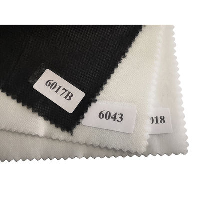 50% de polyester / 50% de nylon GAOXIN Interlining fusionnable non tissé pour vêtements en tissu satiné