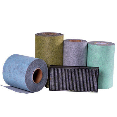 Tissu non tissé en fibre de carbone activée laminé pour le système de filtration de l'air