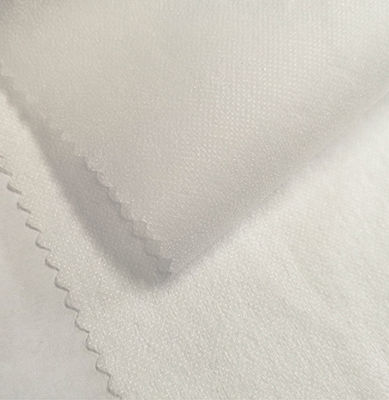 Interlinings fusibles non tissés pour revêtement de vêtements en polyester à double point brodés