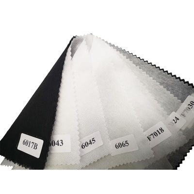 7 jours Temps de livraison de la commande de l' échantillon Supporté Tissu interlining noir non tissé de Gaoxin