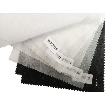 Fer facile sur le tissu Double/Single Dot Interlining fusible pour le bricolage Vêtements Matériau de poupée