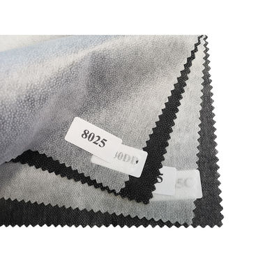 Tissus très tricotés à l'interface adhésive Collier de chemise fusion pour l'industrie du vêtement