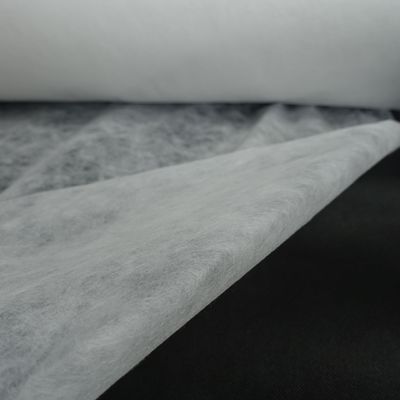 Tissu satiné soluble dans l'eau chaude, non tissé, pour une largeur de 100 à 152 cm