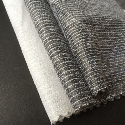 Tissu satiné double point de couture de liaison interfaçant une doublure fusible pour accessoire de vêtement