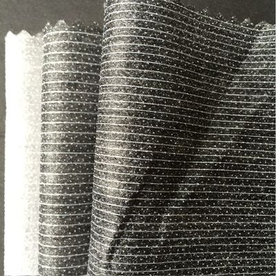 Tissu satiné double point de couture de liaison interfaçant une doublure fusible pour accessoire de vêtement
