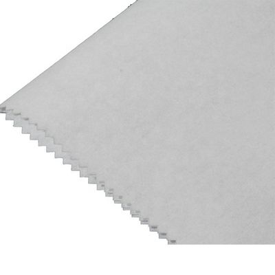 Broderie non tissée entrelacée avec du papier de support déchiré et du tissu filtrant 20-10GSM