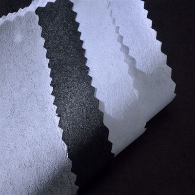 Interlining de satin non tissé pour envelopper tricoté à l'intérieur blanc noir gris